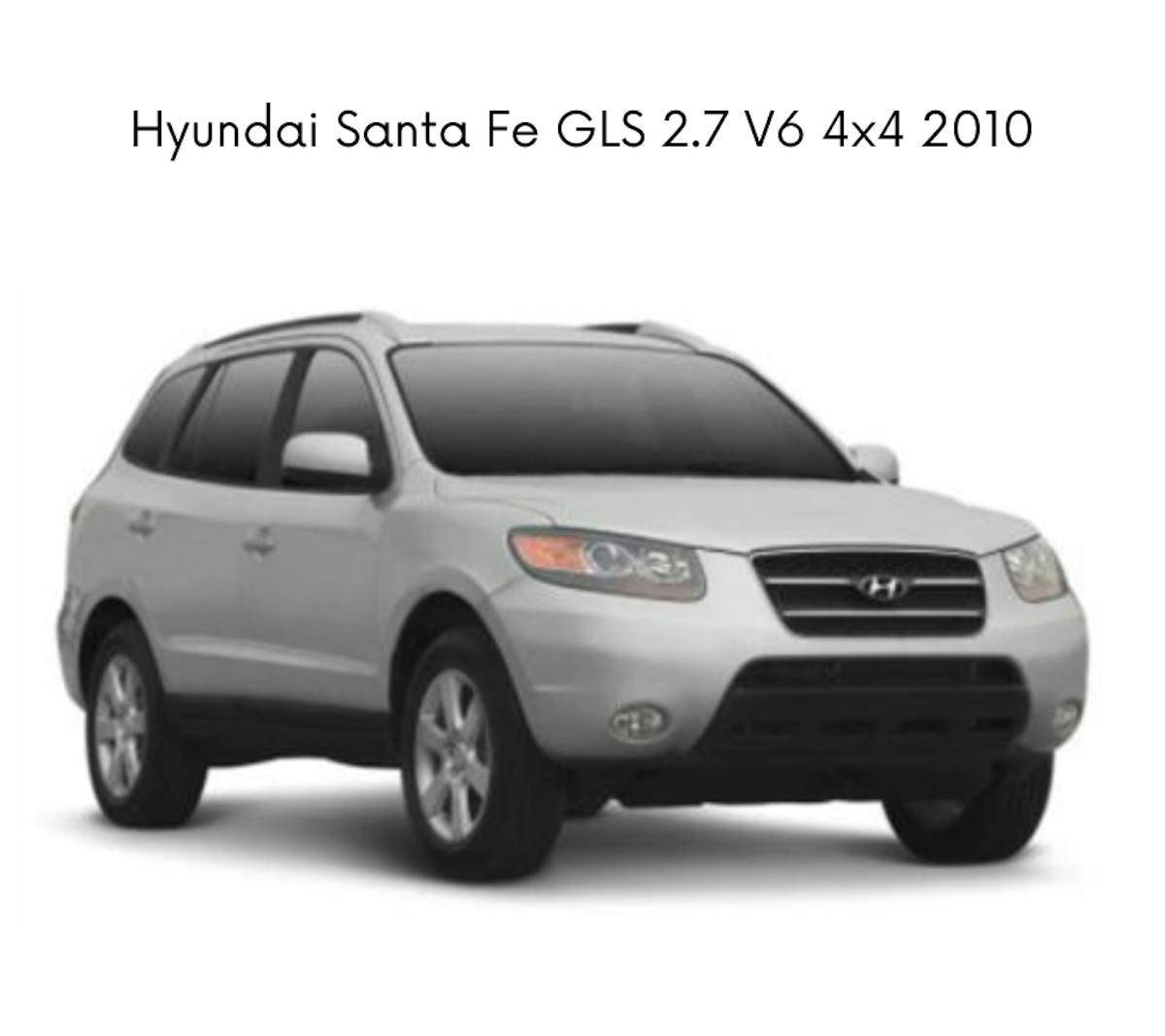 Hyundai Santa Fé GLS 2.7 V6 4x4 TipTronic ano 2010